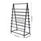 7-Tier Ribbon Roll Storage Rack – Double-Sided Metal Ribbon Organizer with Wheels, 120 cm
